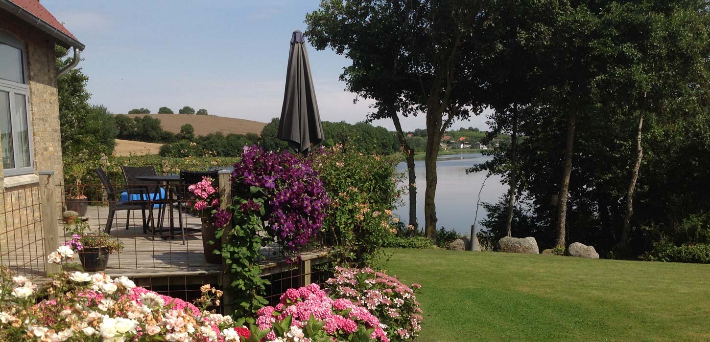 Udsigten fra Bøgebjerggaard Bed & Breakfast på Als