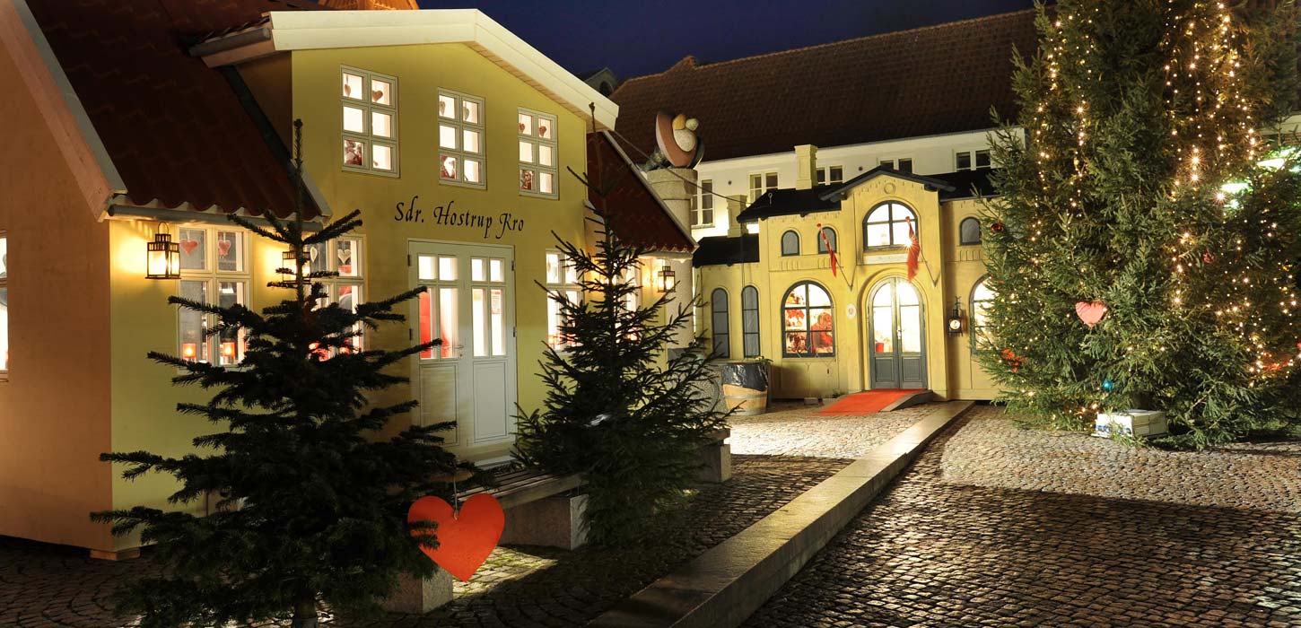 Sdr. Hostrup Kro i Julehjertebyen i Aabenraa