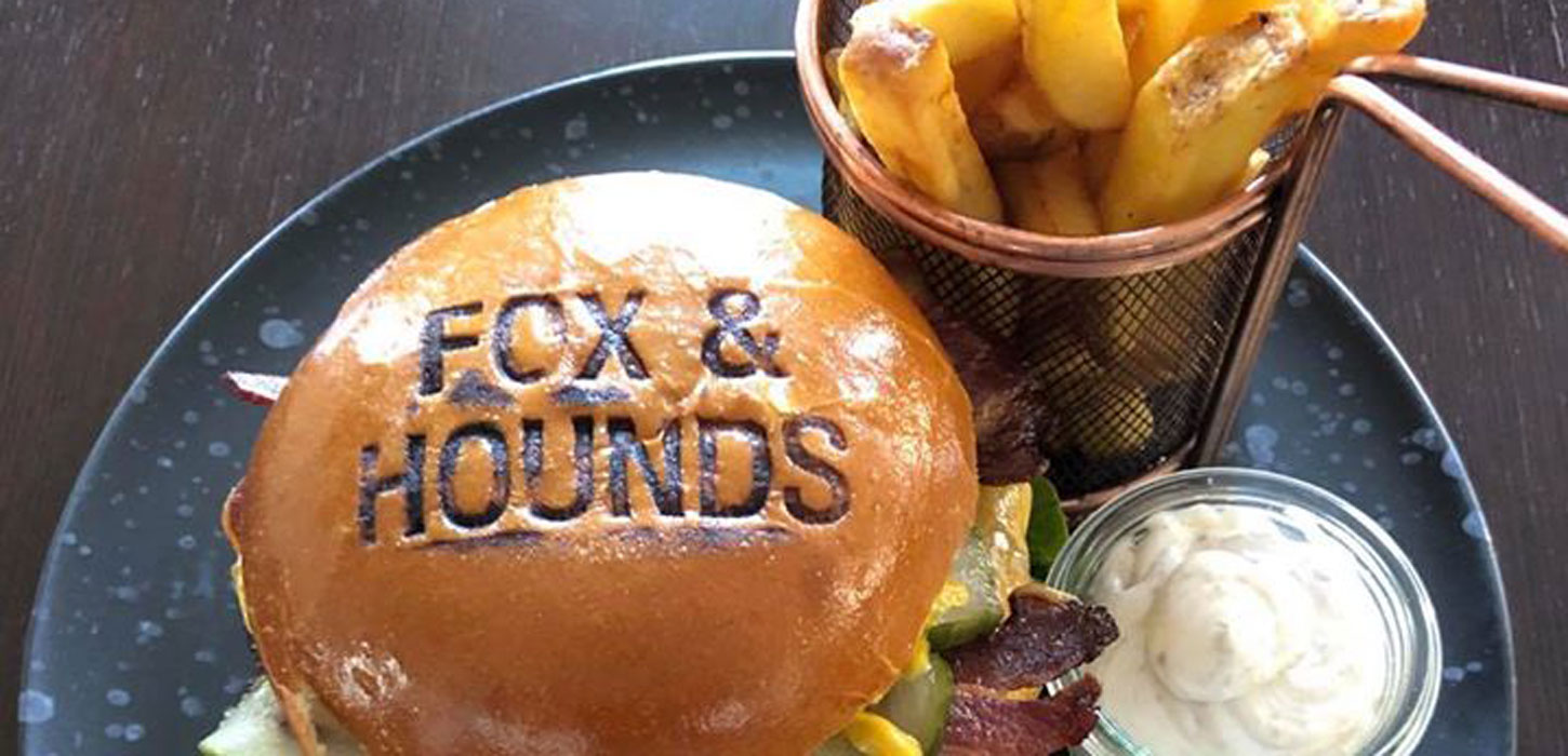 Burger fra Fox and Hounds, Aabenraa
