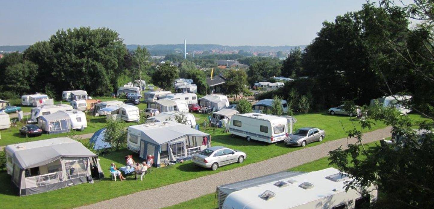 Oversigtsbillede over Aabenraa City Camping