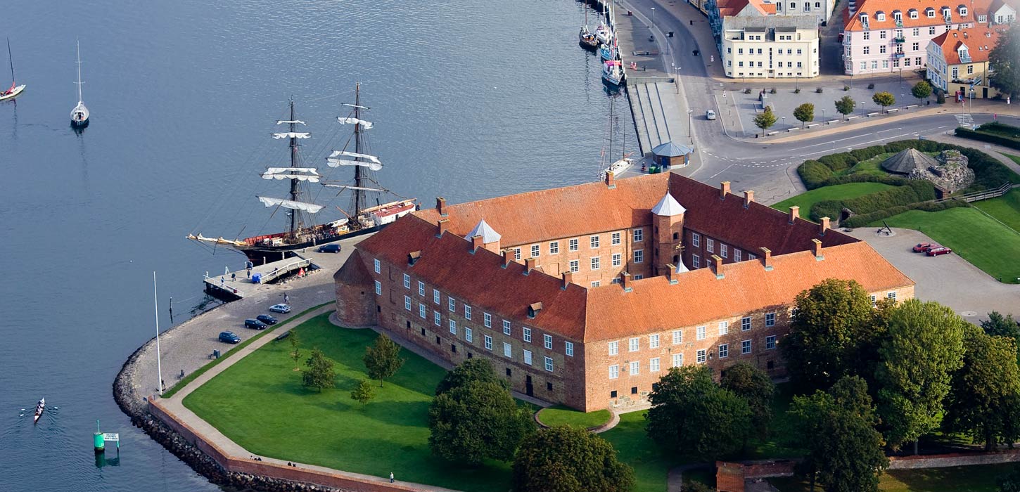 Sønderborg Slot fra luften