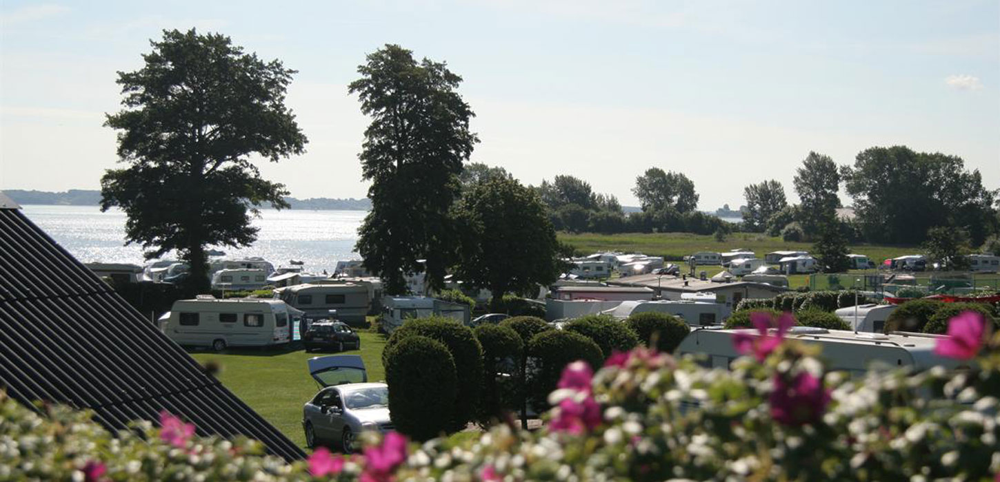 Udsigten på Lærkelunden Camping