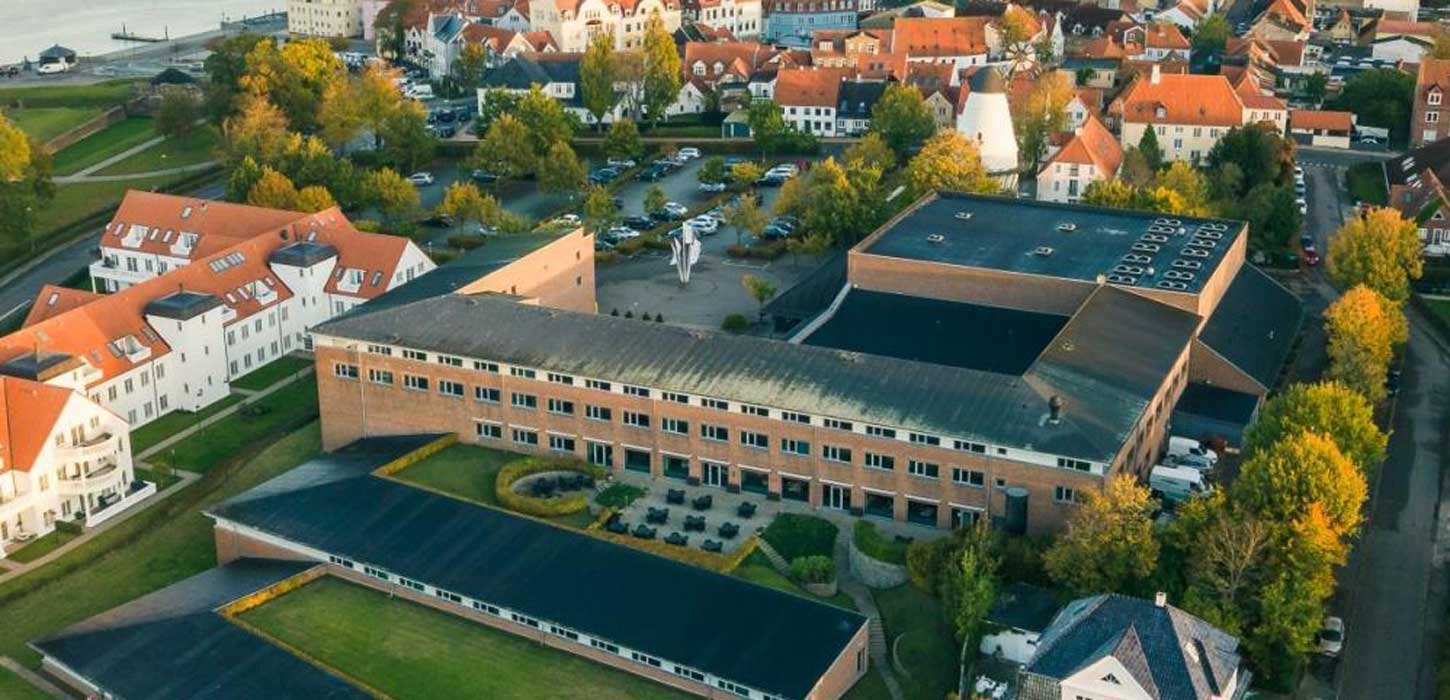 Luftfoto af Hotel Sønderborg Strand