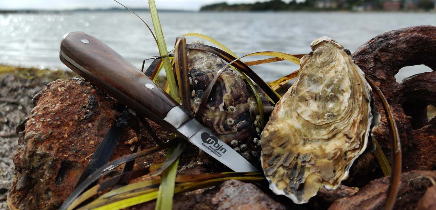 Østerskniv med Destination Sønderjylland logo