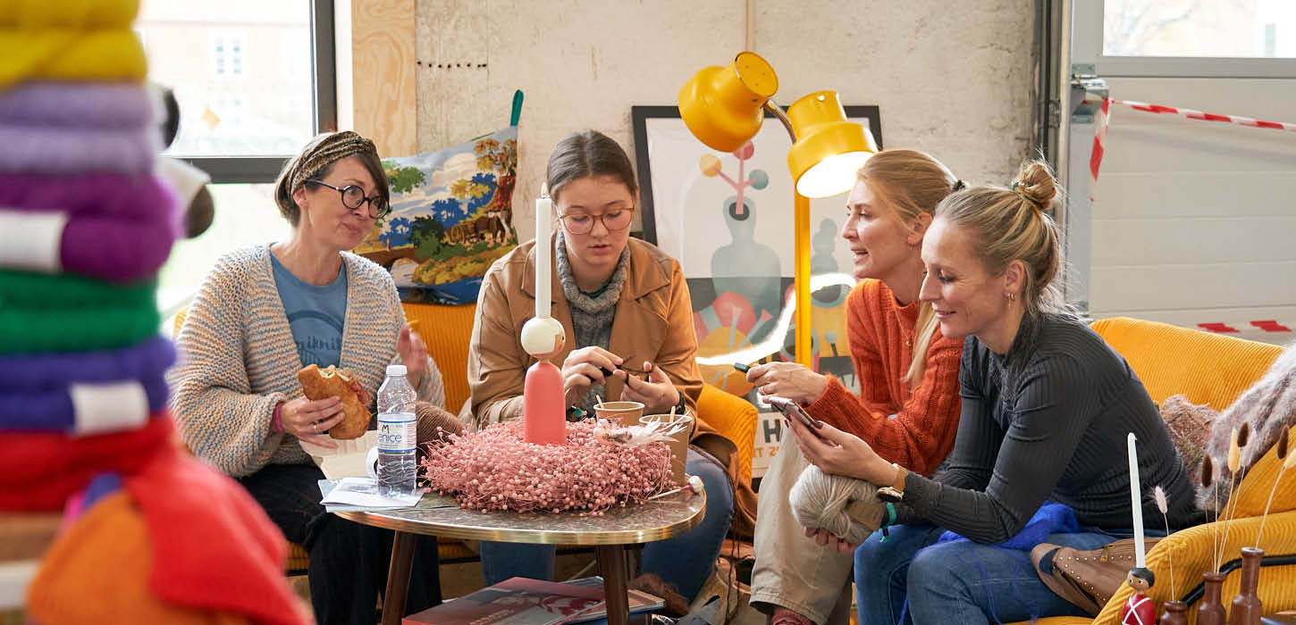 Knit Happens på Masker i Marsken strikkefestival i Tøndermarsken