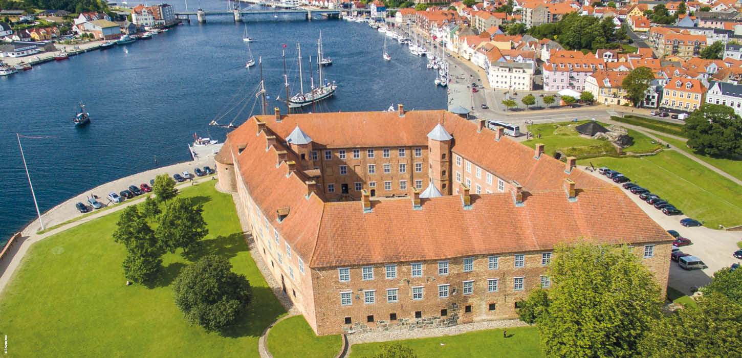 Luftfoto af Sønderborg Slot