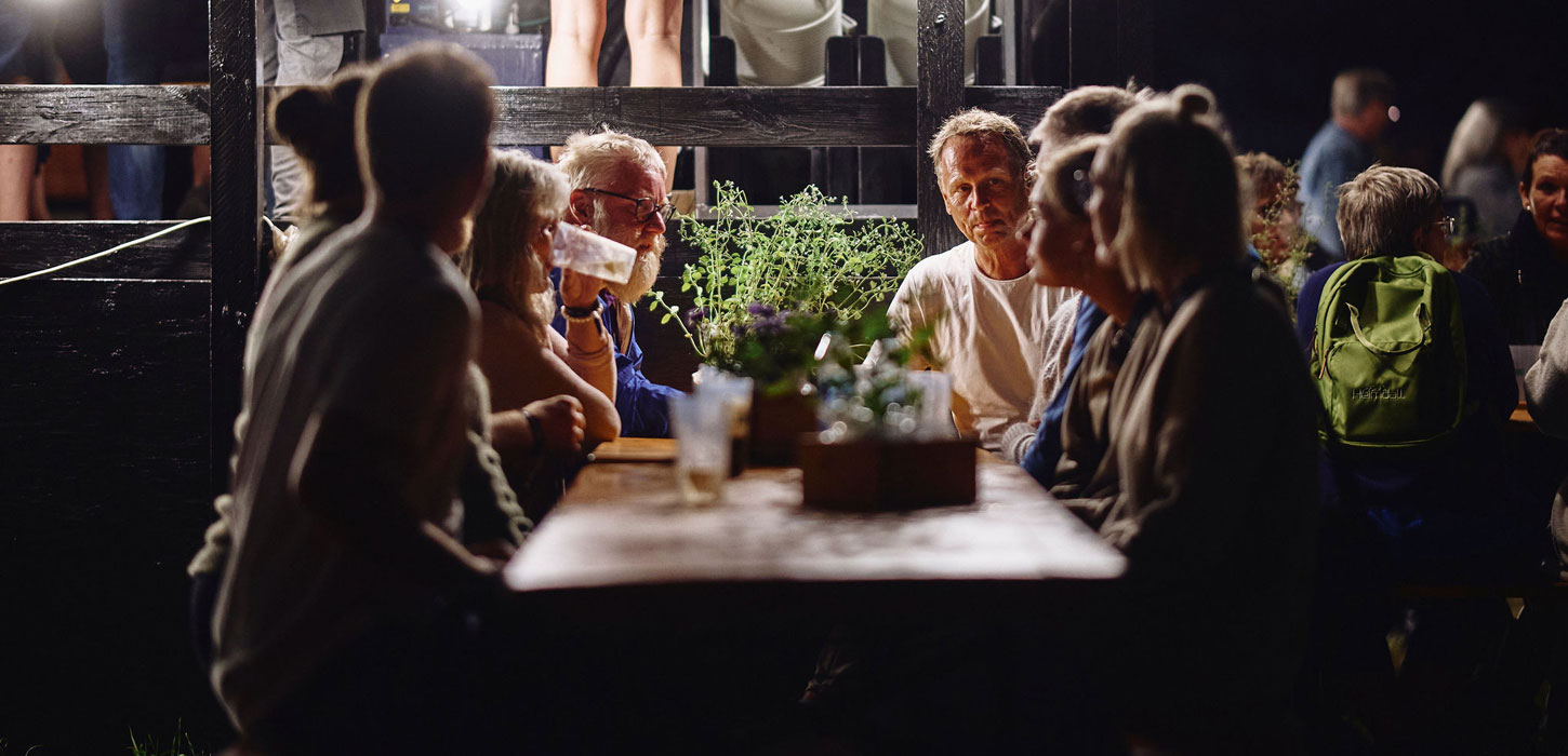 Folk hygger til Tønder Festival