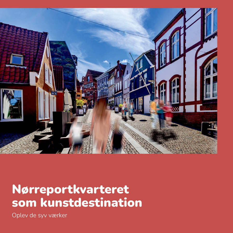 Forside af hæftet "Nørreportkvarteret som kunstdestination"