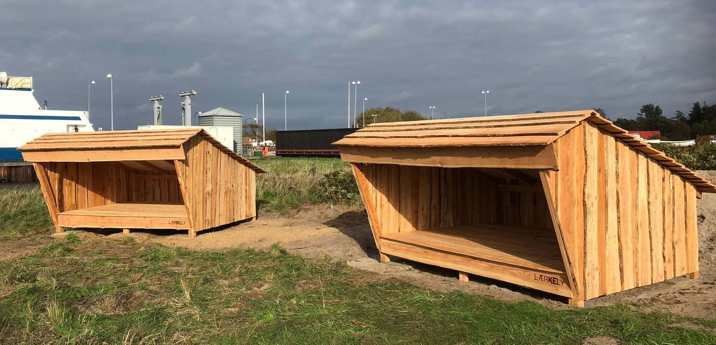 Overnatning i shelters på Årø