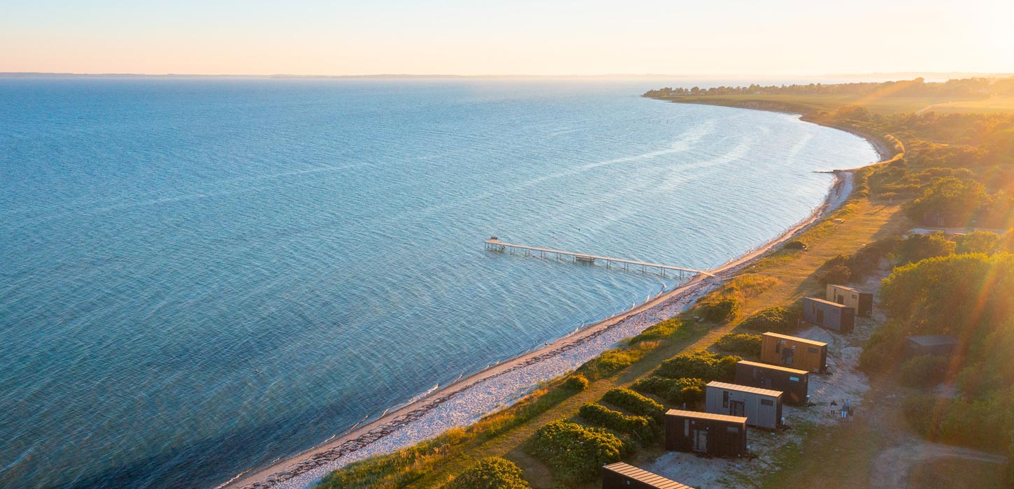 Luftfoto af Tiny Sea Side Kegnæs