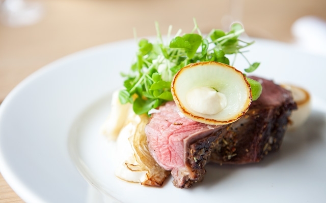 sønderjysk gourmetuge menu på Gram Slot