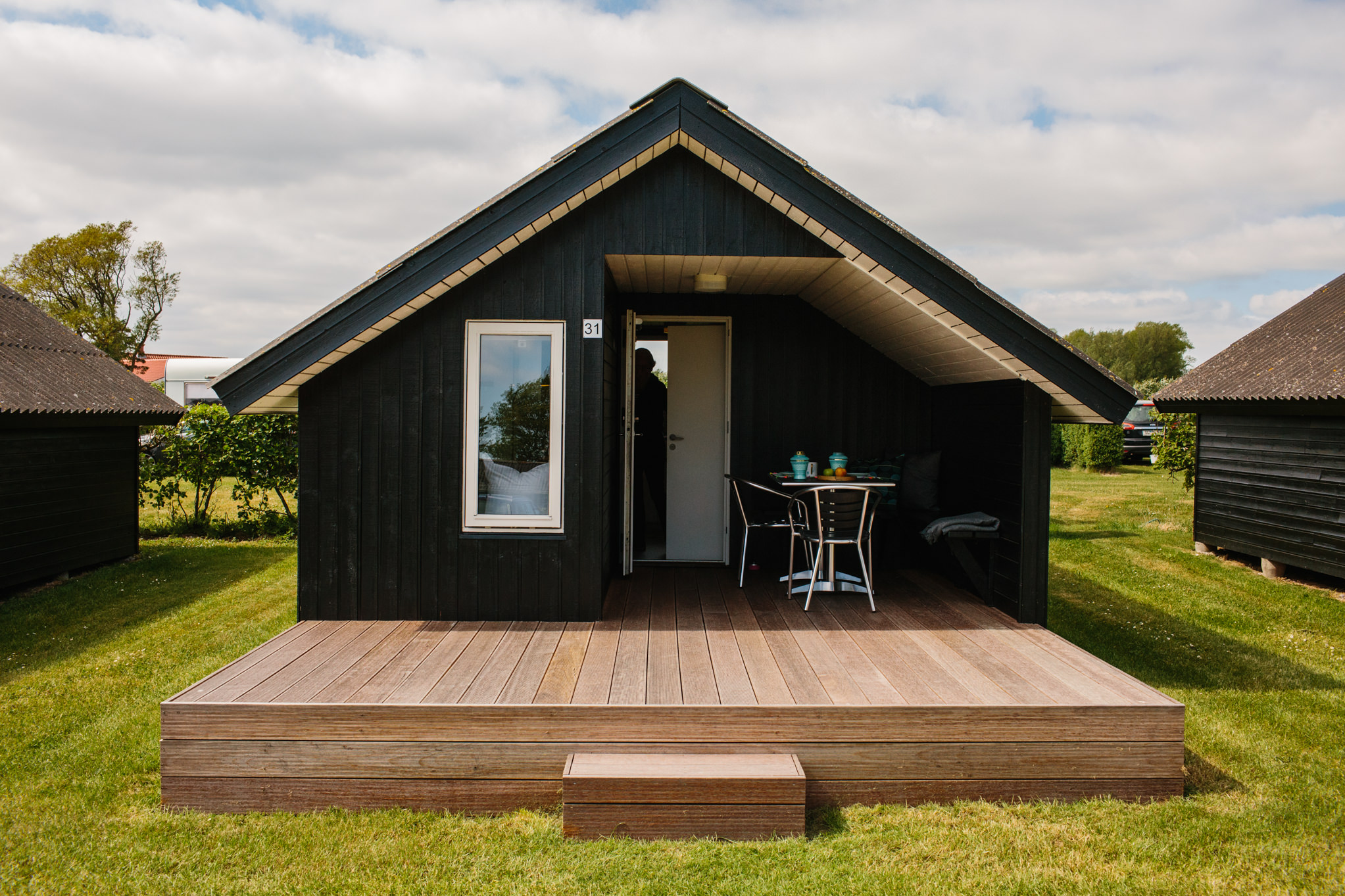 Hytte ved Drejby Strand camping