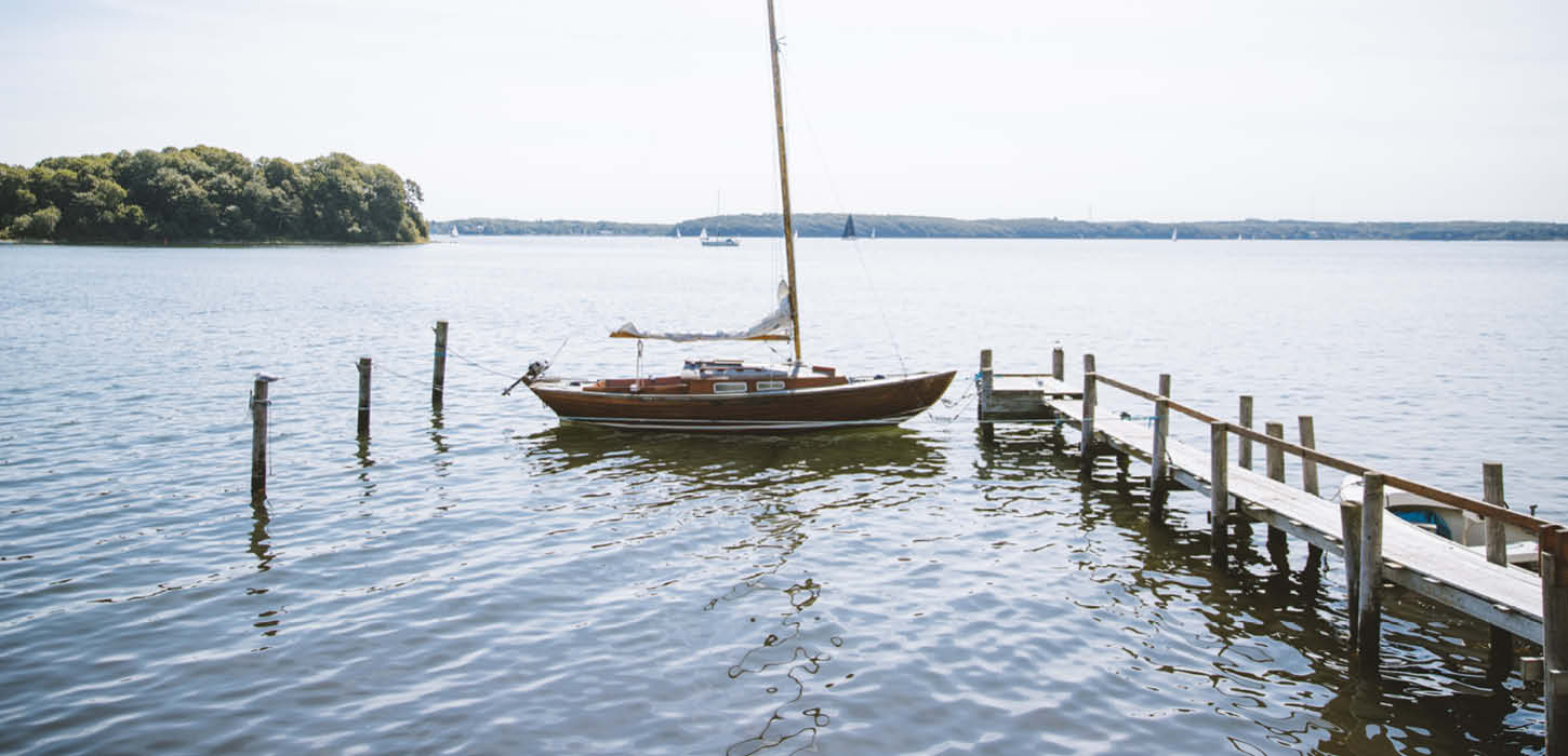 Båd ved Kollund i Flensborg Fjord