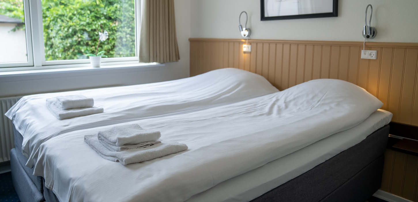 Hotelværelse ved Hotel RødeKro klar til gæster