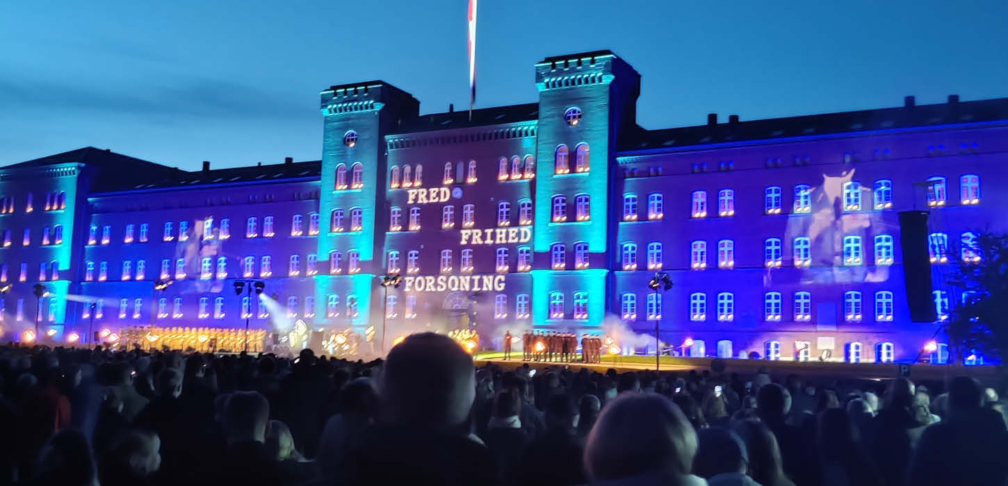 Tilskuer der er til Lysfest i Haderslev