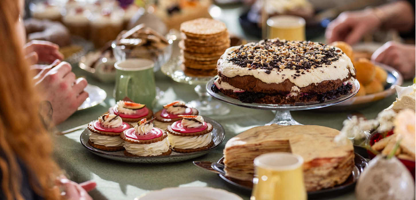 Et udsnit af det Sønderjyske Kaffebord