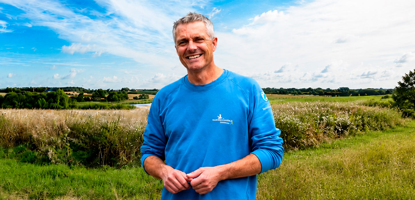 Naturvermitler Andreas Hermann am Kær Vestermark