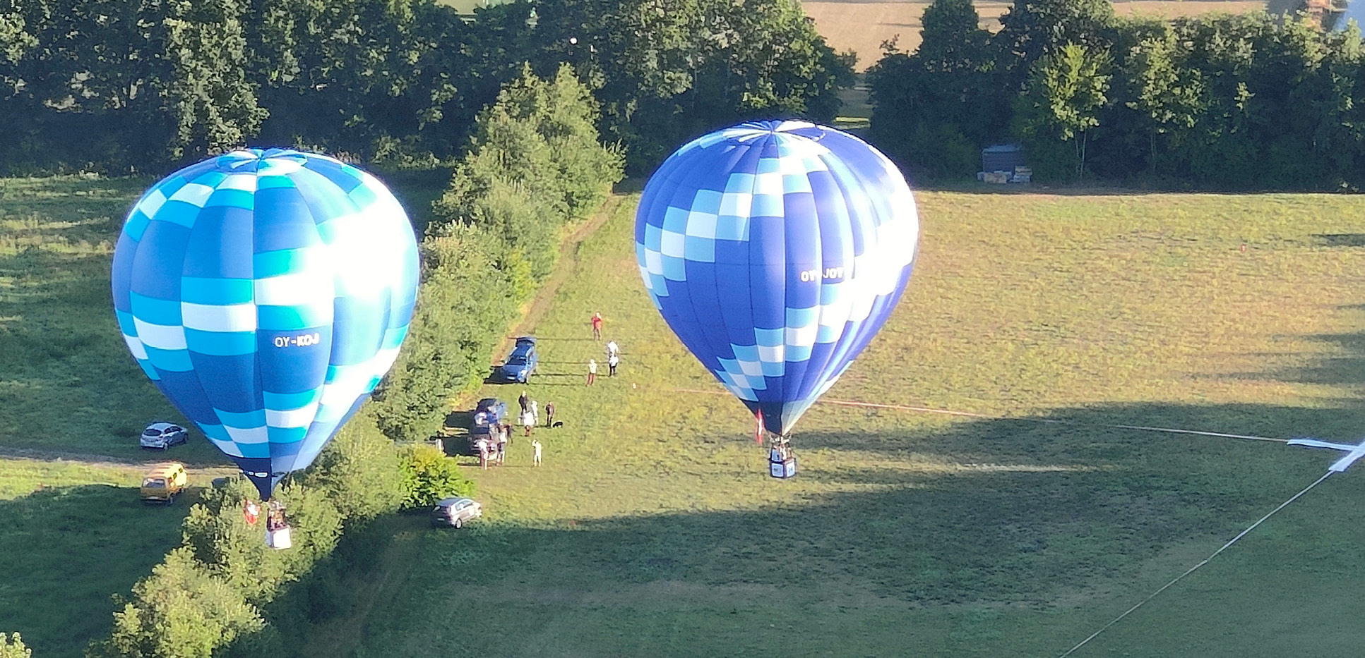 Balloner i luften i Gram