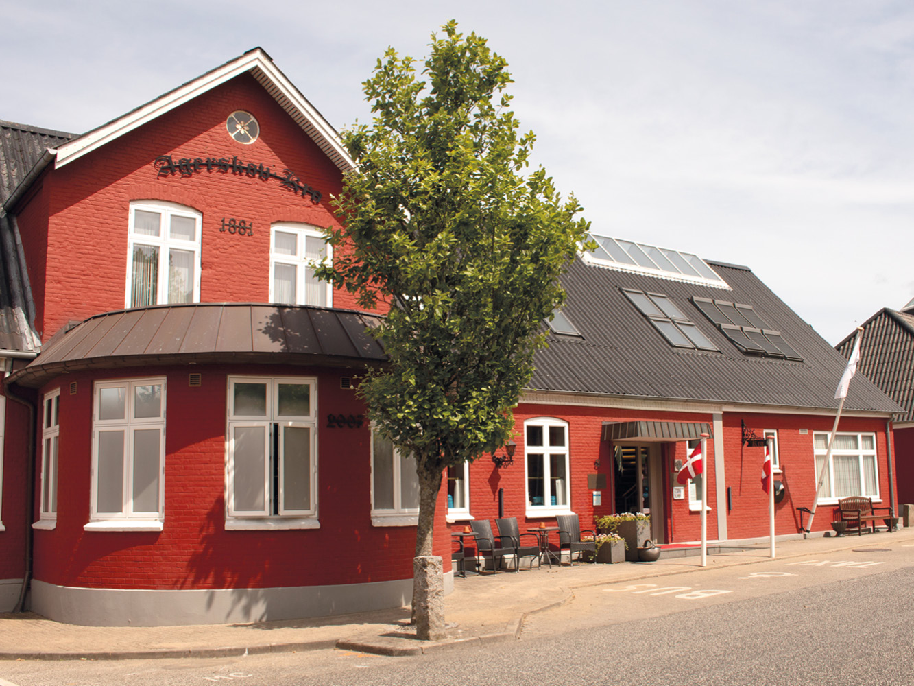 Facaden af Agerskov Kro 