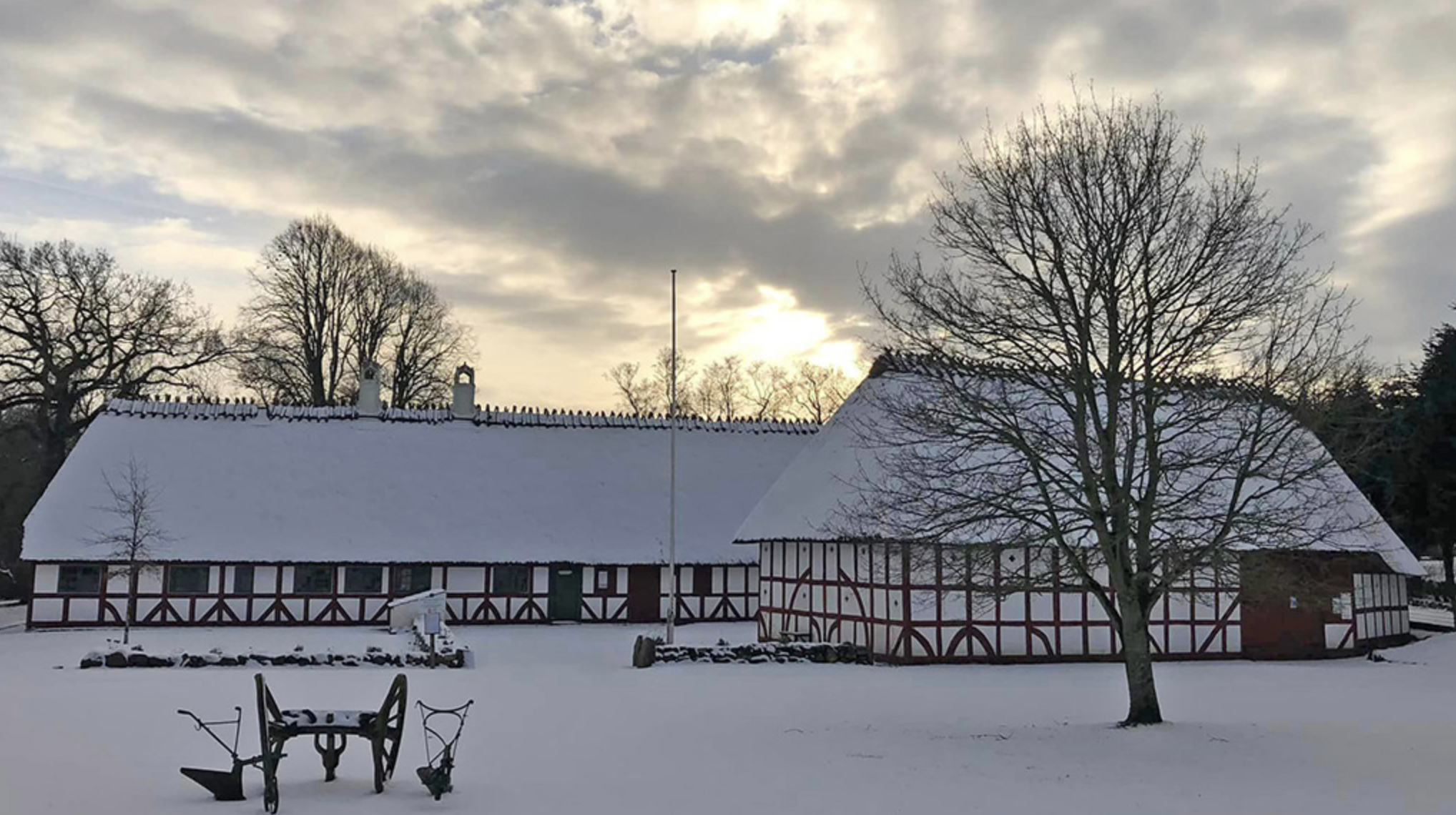 Vinterstemning ved Jollmands Gaard