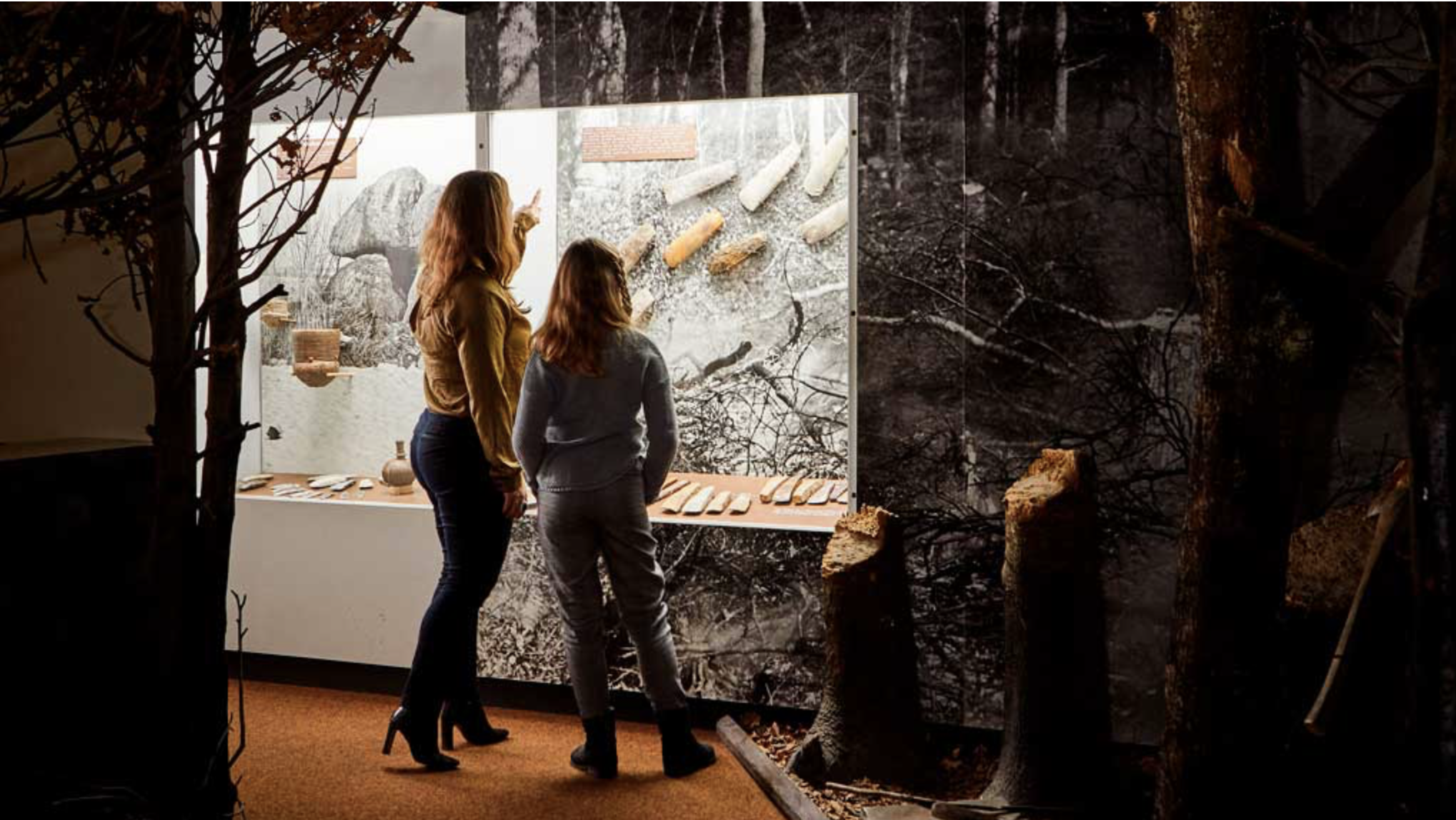 Besøgende i Arkælogisk Museum i Haderslev