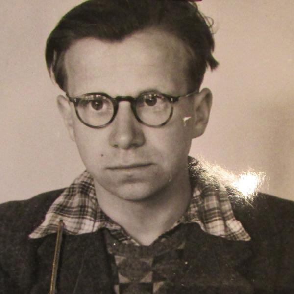 Fangefoto af Preben Andersen - den eneste fange, der blev skudt i Frøslevlejren