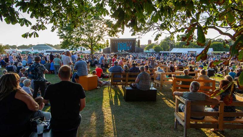 Relaxing, having fun and enjoying the music at Tønder Festival