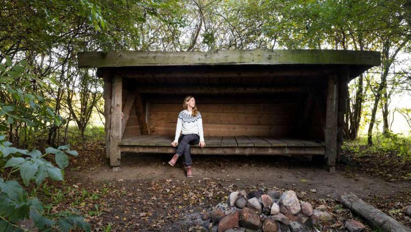 The Oldenor Shelter at Naturpark Nordals