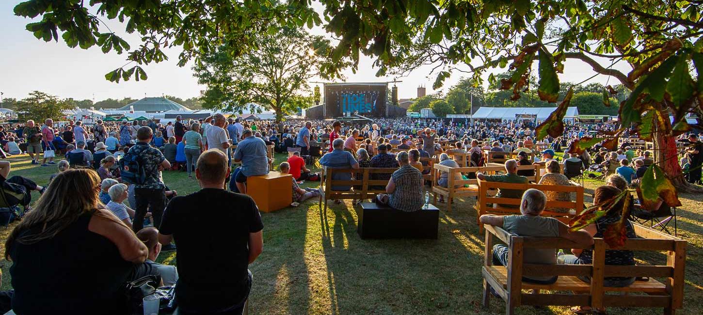 Relaxing, having fun and enjoying the music at Tønder Festival