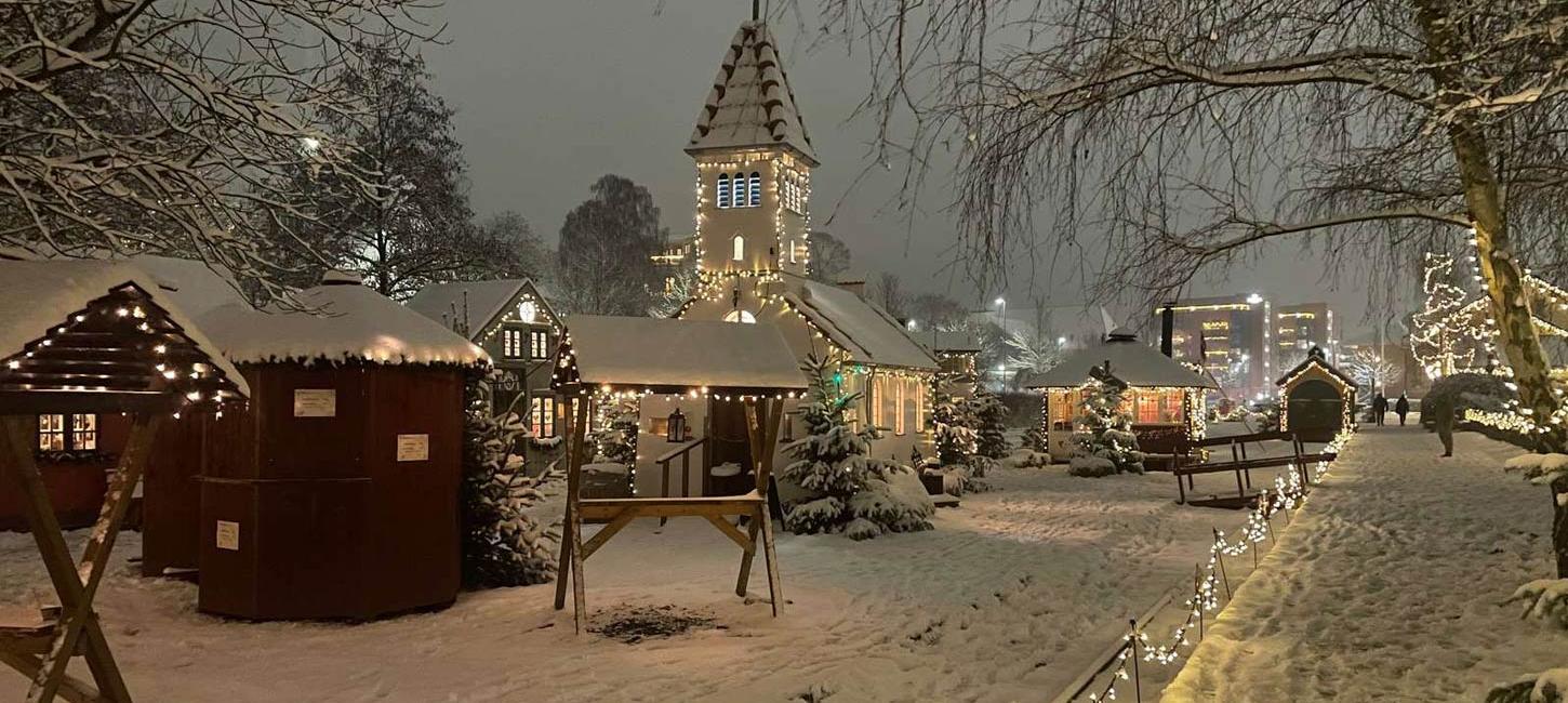 Snedække i Julehjertebyen 2021