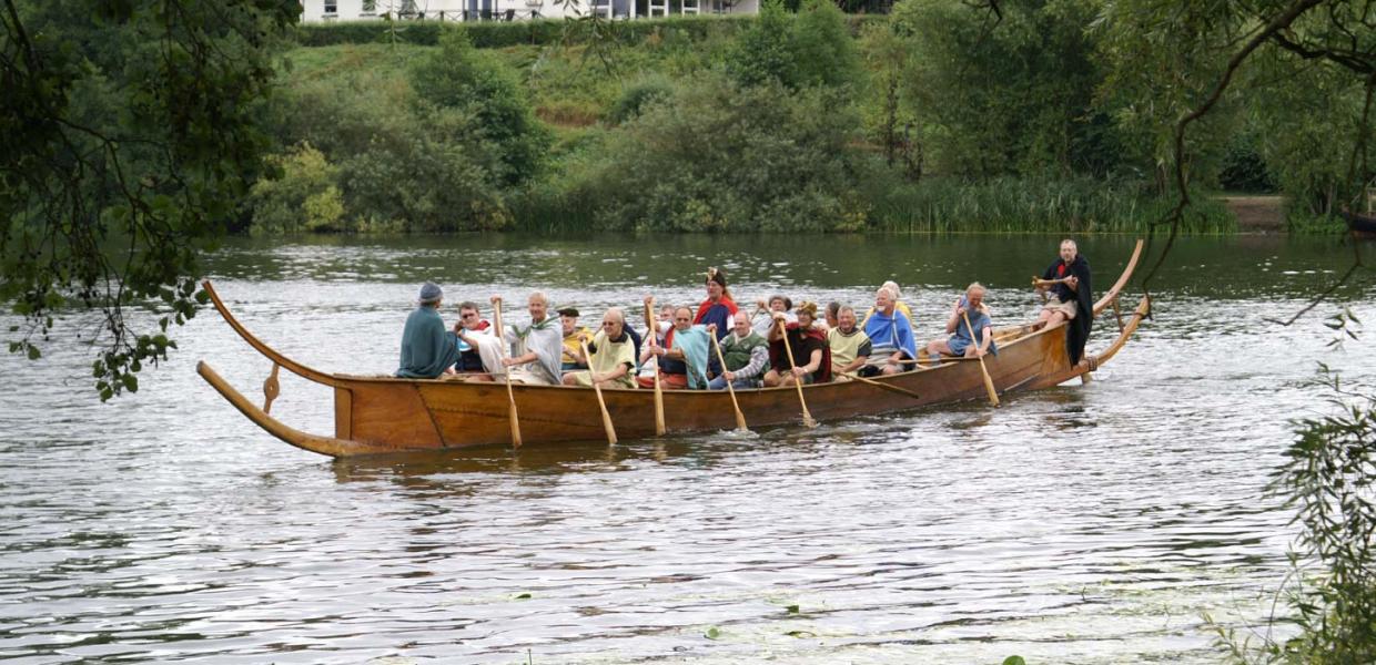 Kopi af Hjortespringbåden på Nordborg Sø