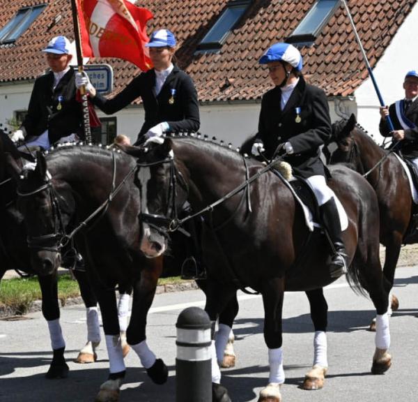 Parade in connection with ring-rider festival in Aabenraa