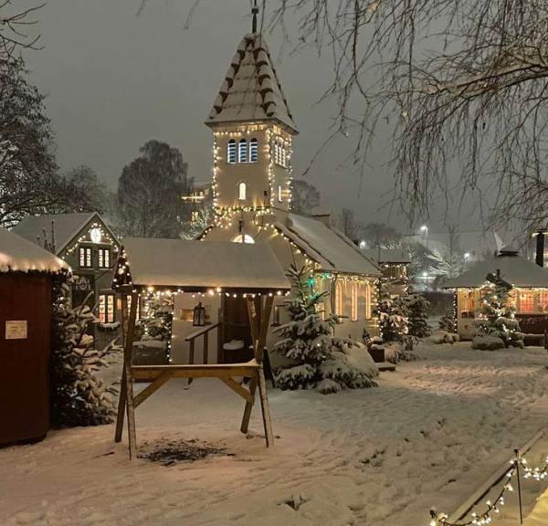 Snedække i Julehjertebyen 2021