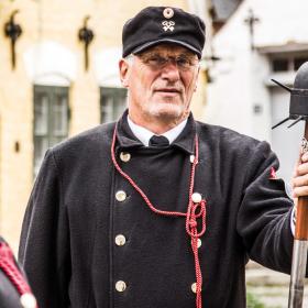 To vægtere på Vægterpladsen i Aabenraa 