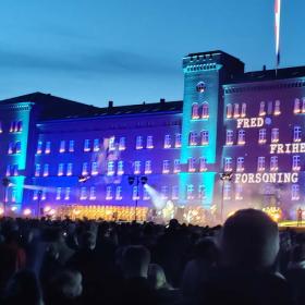 Tilskuer der er til Lysfest i Haderslev