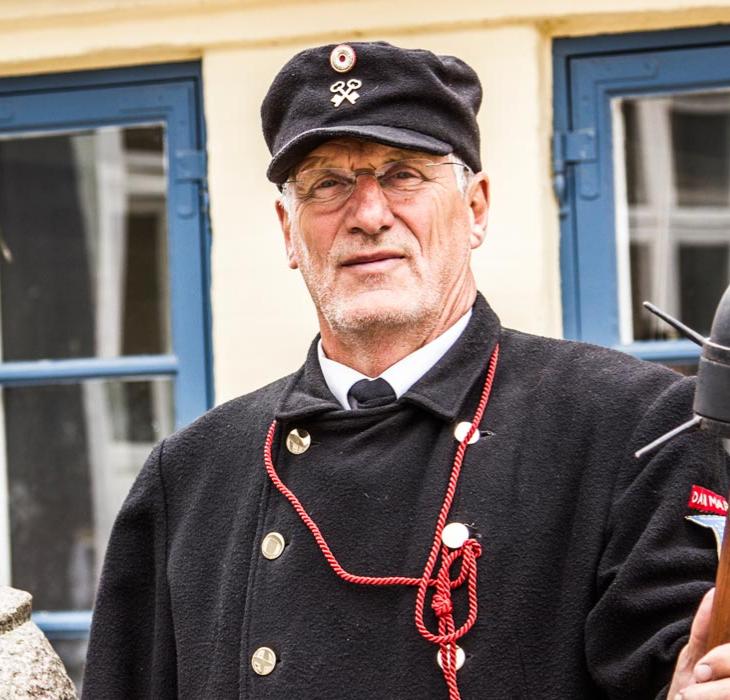 Vægter i Aabenraa ved Vægterstatuen