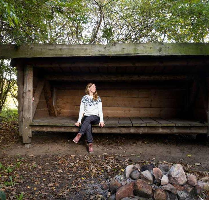 The Oldenor Shelter at Naturpark Nordals